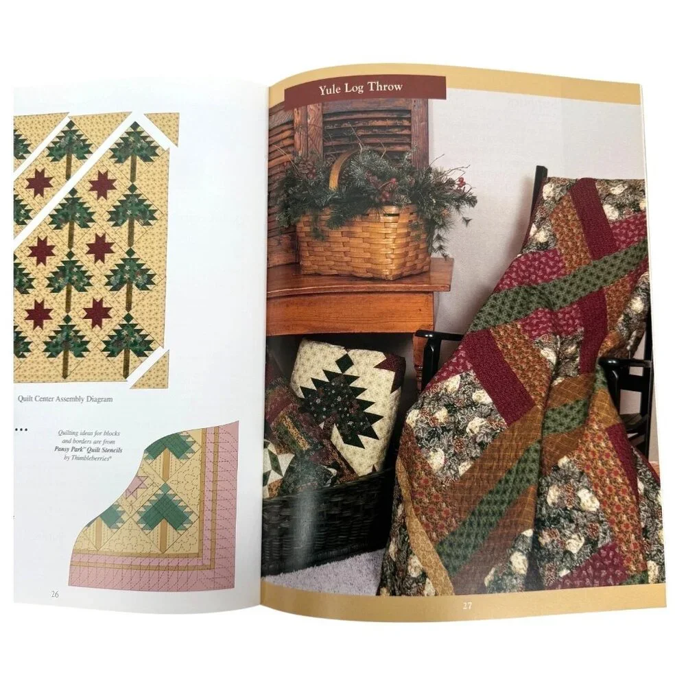 2003 Thimbleberries Snow Country Quilt Pattern Book Lynette Jensen BK250 Pattern